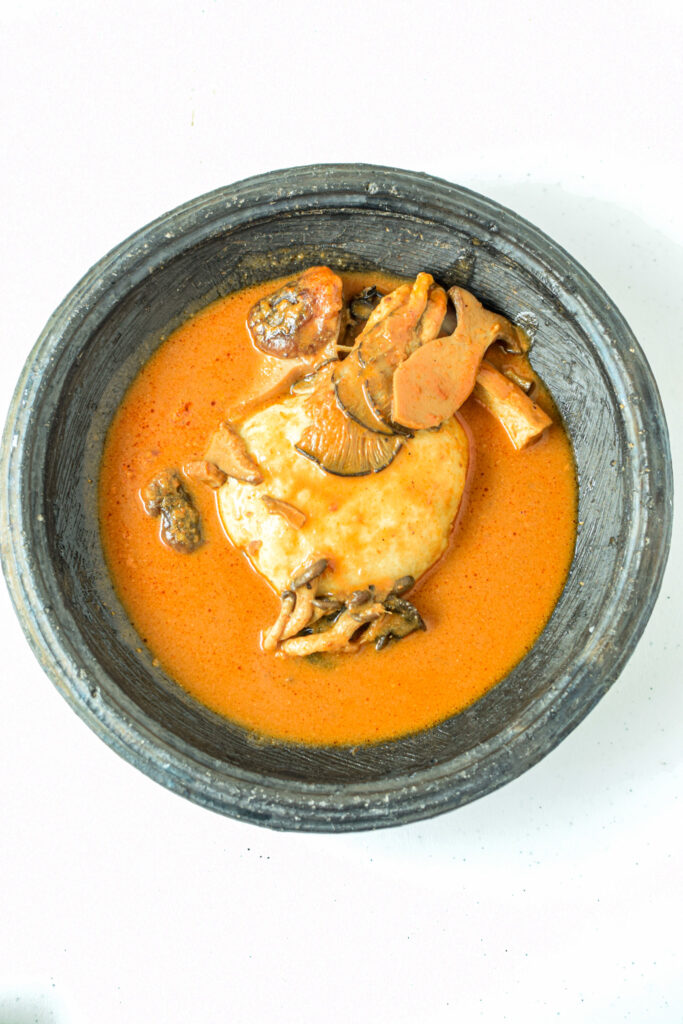 fufu and groundnut soup
