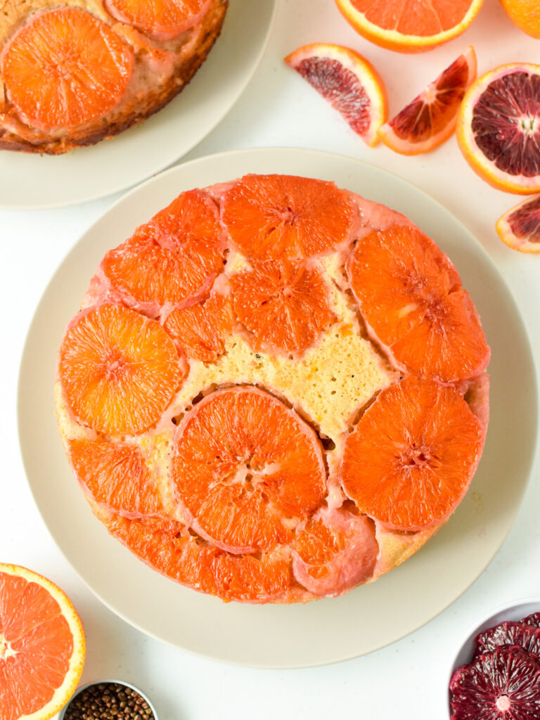 upside down orange cake